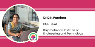 Rajamahendri Institute of Engineering and Technology, HOD-BS&H: Dr.D.N.Purnima Interview